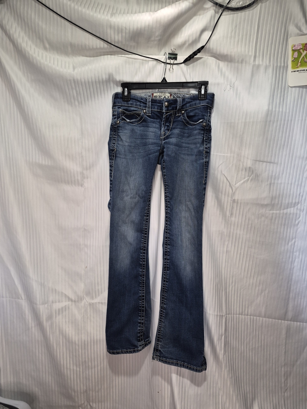 Ariat 25R Women's Blue Bootcut Split Flare Jeans